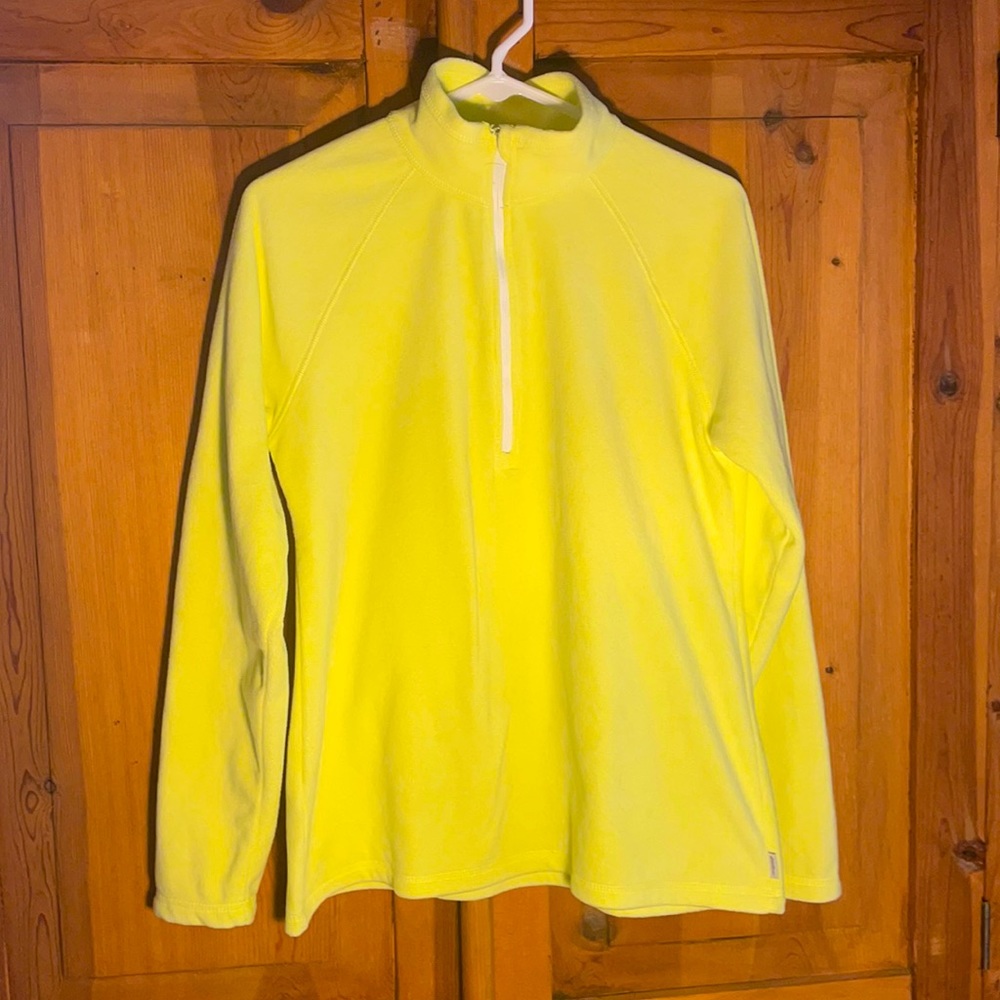 Eddie Bauer micro fleece 1/4 zip pullover (m)